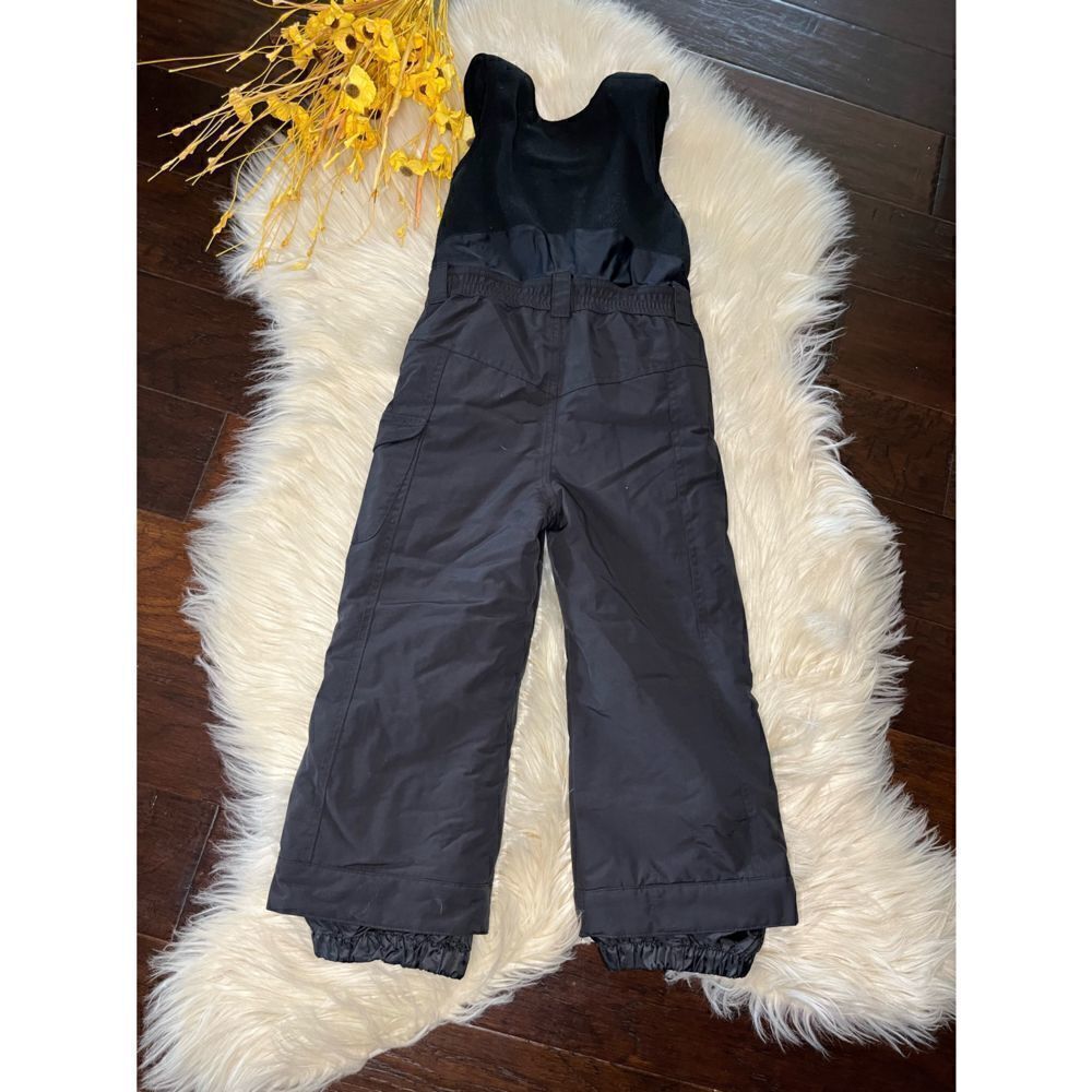 Mountain tek youth Trail black snow bib sz 5